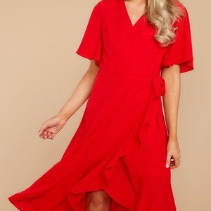 NWOT Midi Wrap Dress - M